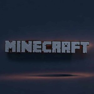 Plaque décorative Minecraft – Logo 3D réaliste
