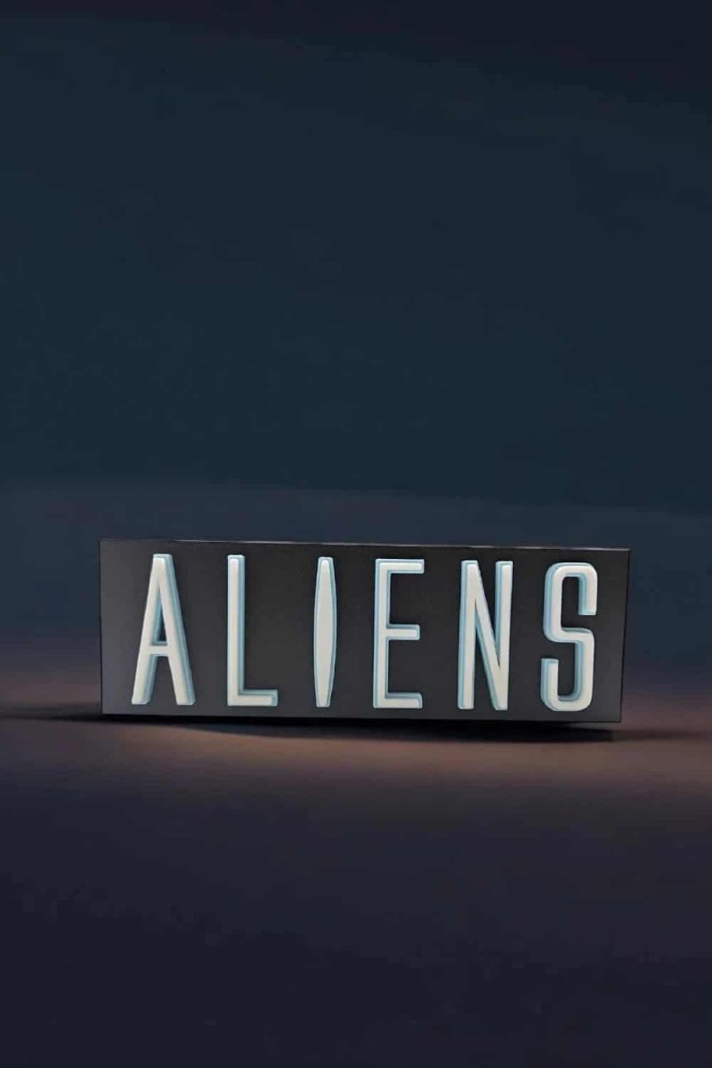 Logo Aliens 3D – Déco SF / Cadeau fan de saga culte