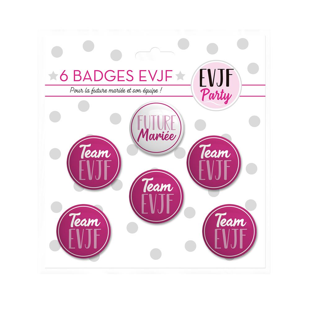 6 Badges EVJF