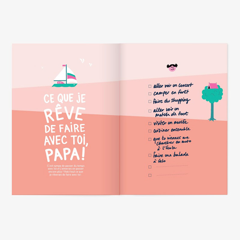 Cahier de Partage Tel Père telle fille, Minus Éditions – Image 6