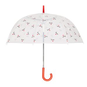 Grand Parapluie transparent imprimés Bisou, Mathilde Cabanas