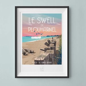Affiche Le Swell de Plouharnel, La Loutre